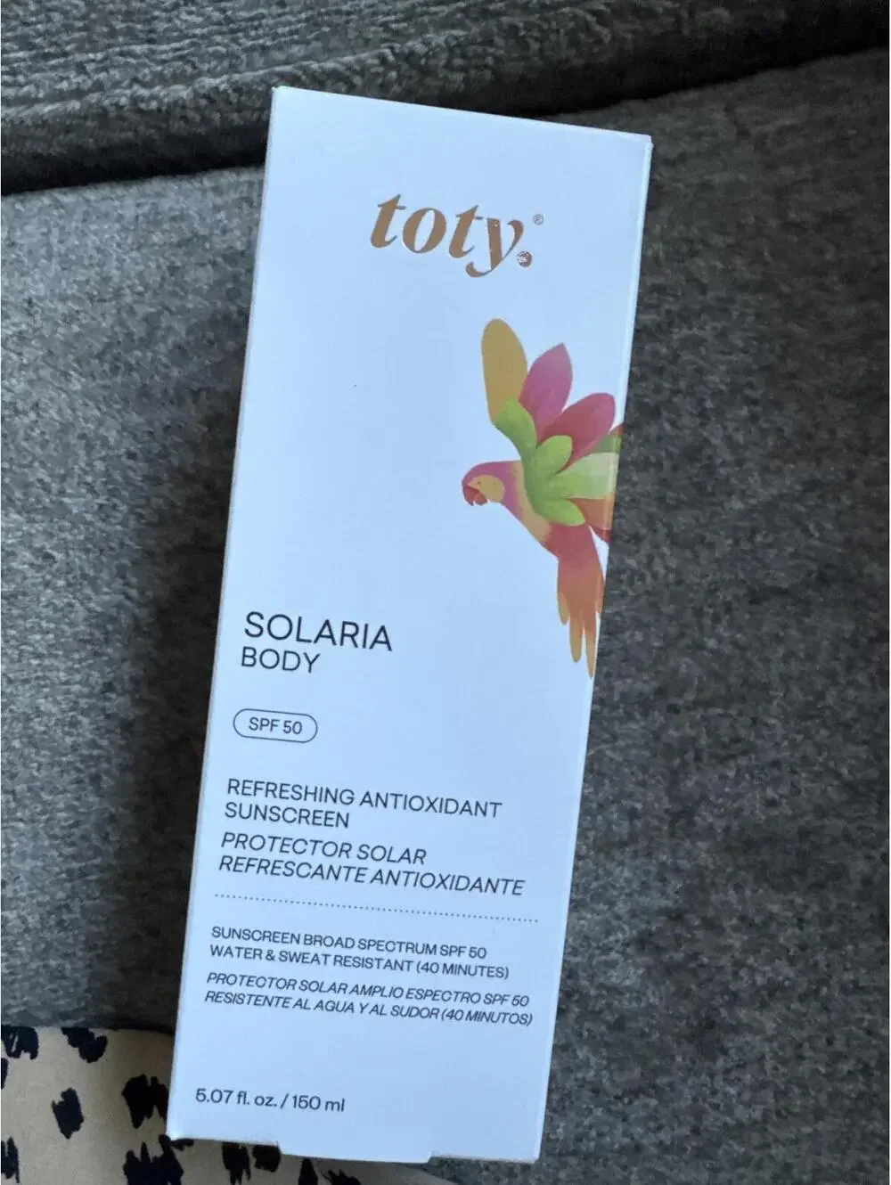 Toty Solaria Body SPF 50 Sunscreen 5.07 fl oz NIB Exp 06/2027